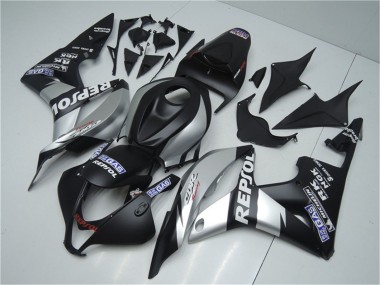 Purchase 2007-2008 Honda CBR600RR Motorcycle Fairings - Matte Black Silver Grey Repsol Canada
