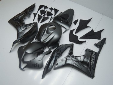 Purchase 2007-2008 Honda CBR600RR Motorcycle Fairings - Matte Black Graffiti Canada