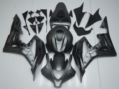 Purchase 2007-2008 Honda CBR600RR Motorcycle Fairings - Matte Black Graffiti Canada
