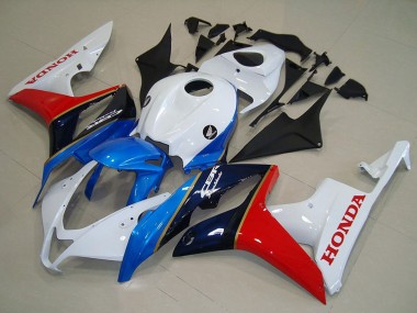Purchase 2007-2008 Honda CBR600RR Motorcycle Fairing - White Blue Red Glossy Black Canada