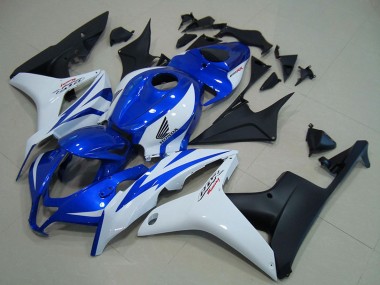 Purchase 2007-2008 Honda CBR600RR Motorcycle Fairings - White Blue Matte Black Canada
