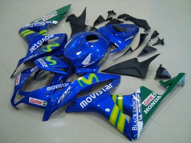 Purchase 2007-2008 Honda CBR600RR Motorcycle Fairing - Blue Green MoviStar Castrol Canada