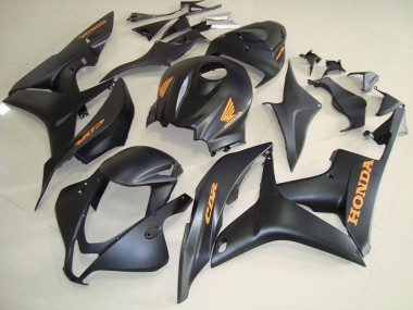 Purchase 2007-2008 Honda CBR600RR Motorcycle Fairings - Matte Black Gold Decals Canada