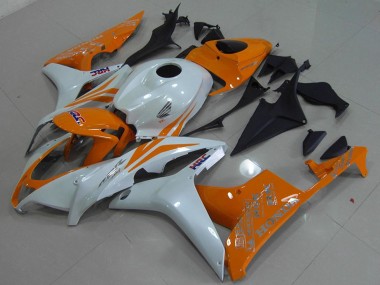 Purchase 2007-2008 Honda CBR600RR Motorcycle Fairing - White Orange HRC Canada
