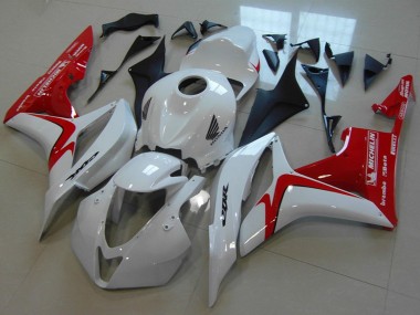 Purchase 2007-2008 Honda CBR600RR Motorcycle Fairings - White Red Racing Style Canada