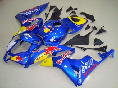 Purchase 2007-2008 Honda CBR600RR Motorcycle Fairing - Blue Yellow Red Bull Canada