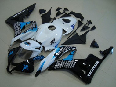 Purchase 2007-2008 Honda CBR600RR Motorcycle Fairing Kits - White Blue Glossy Black Canada