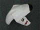 2007-2008 Kawasaki ZX6R Motorcycle Fairings - Black White Elf Canada