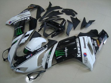 Purchase 2007-2008 Kawasaki ZX6R Motorcycle Fairings - White Monster Canada