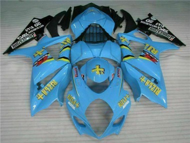 Purchase 2007-2008 Suzuki GSXR 1000 Motorcycle Fairing Kits - Blue Gold Black Rizla Canada