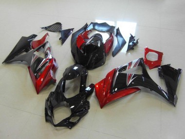 Purchase 2007-2008 Suzuki GSXR 1000 Motorcycle Fairings - Red Glossy Black No Decal Canada