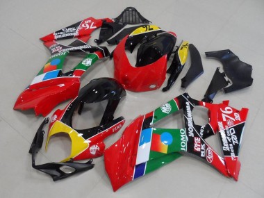 Purchase 2007-2008 Suzuki GSXR 1000 Motorcycle Fairings - Red Yellow Black Blue White Green Canada