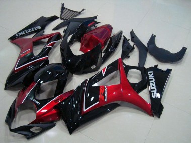 Purchase 2007-2008 Suzuki GSXR 1000 Motorcycle Fairing - Red Glossy Black Canada