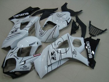 Purchase 2007-2008 Suzuki GSXR 1000 Motorcycle Fairings - White Black Corona Canada