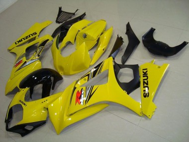 Purchase 2007-2008 Suzuki GSXR 1000 Motorcycle Fairing - Yellow Glossy Black Canada