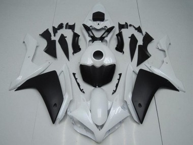 Purchase 2007-2008 Yamaha YZF R1 Motorcycle Fairing - White Matte Black Canada