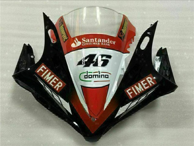 2007-2008 Yamaha YZF R1 Motorcycle Fairings - Red White Black Fimer Santander 46 Canada