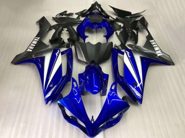 Purchase 2007-2008 Yamaha YZF R1 Motorcycle Fairings - Blue White Matte Black Canada