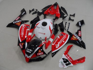 Purchase 2007-2008 Yamaha YZF R1 Motorcycle Fairings - Red White Black Volvo Fimer Santander Canada