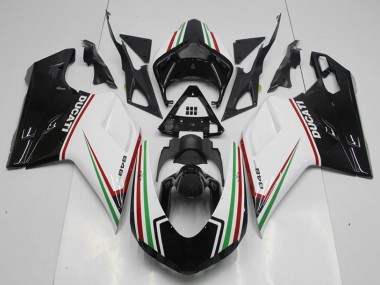 Purchase 2007-2014 Ducati 848 Motorcycle Fairing Kits - White Red Green Glossy Black Canada