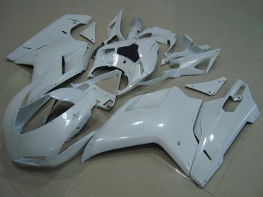 Purchase 2007-2014 Ducati 848 1098 1198 Motorcycle Fairings - Glossy White Canada