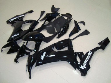 Purchase 2008-2010 Kawasaki ZX10R Motorcycle Fairing - Glossy Black White Decal Canada