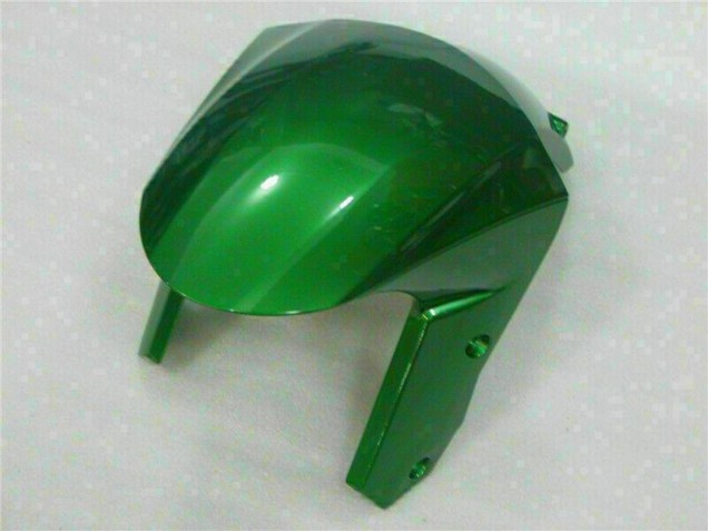 2008-2010 Kawasaki ZX10R Motorcycle Fairings - Glossy Black Green Flame Canada