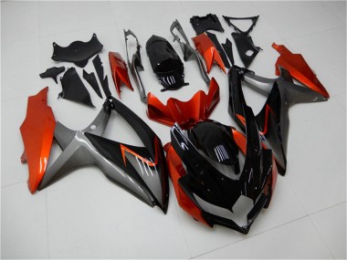 Purchase 2008-2010 Suzuki GSXR 600/750 Motorcycle Fairings - Orange Grey Glossy Black Canada