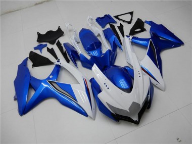 Purchase 2008-2010 Suzuki GSXR 600/750 Motorcycle Fairings - White Blue Canada