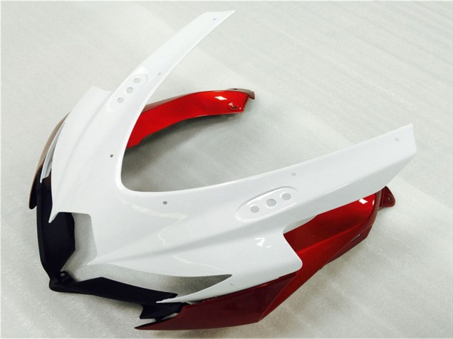 2008-2010 Suzuki GSXR 600/750 Motorcycle Fairings - White Red Glossy Black Canada