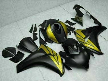Purchase 2008-2011 Honda CBR1000RR Motorcycle Fairings - Matte Black Gold Canada