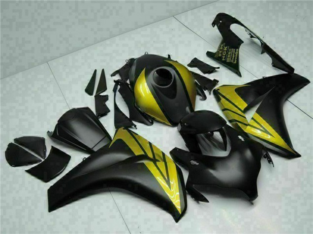 2008-2011 Honda CBR1000RR Motorcycle Fairings - Matte Black Gold Canada