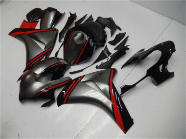 Purchase 2008-2011 Honda CBR1000RR Motorcycle Fairing - Grey Red Glossy Black Canada