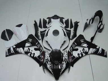 Purchase 2008-2011 Honda CBR1000RR Abs Fairings - White Glossy Black Canada