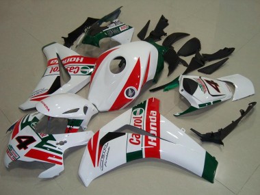 Purchase 2008-2011 Honda CBR1000RR Motorcycle Fairings - White Red Dark Green Castrol Canada