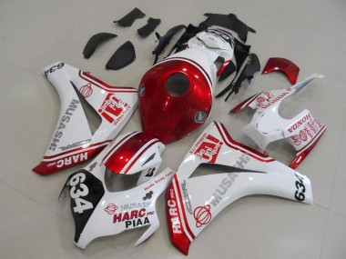 Purchase 2008-2011 Honda CBR1000RR Motorcycle Fairings - White Red Black HARC Pro PIAA 634 Canada