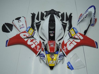 Purchase 2008-2011 Honda CBR1000RR Motorcycle Fairings - White Red Yellow Black Givi 93 Canada
