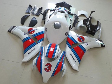 Purchase 2008-2011 Honda CBR1000RR Motorcycle Fairings - White Red Light Blue Martini 3 Canada