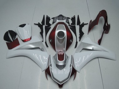 Purchase 2008-2011 Honda CBR1000RR Motorcycle Fairings - White Silver Maroon Red Canada