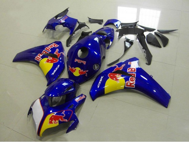 2008-2011 Honda CBR1000RR Motorcycle Fairings - Blue Yellow White Red Bull Canada