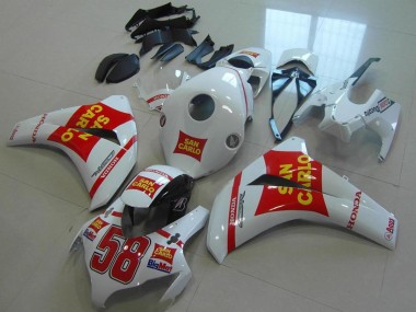 Purchase 2008-2011 Honda CBR1000RR Motorcycle Fairings - White Red Yellow San Carlo 58 Canada