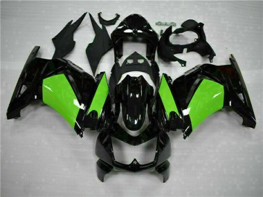 Purchase 2008-2012 Kawasaki EX250 Motorcycle Fairings - Glossy Black Green Canada