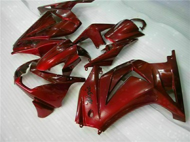 Purchase 2008-2012 Kawasaki EX250 Motorcycle Fairings - Maroon Red Canada