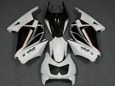 Purchase 2008-2012 Kawasaki EX250 Motorcycle Fairings - White Black Ninja Canada