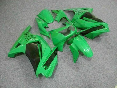Purchase 2008-2012 Kawasaki EX250 Motorcycle Fairings - Green Black Canada