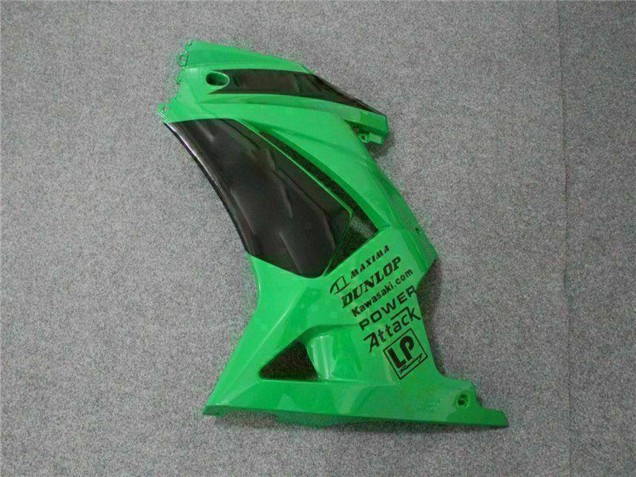 2008-2012 Kawasaki EX250 Motorcycle Fairings - Green Black Canada