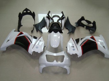 Purchase 2008-2012 Kawasaki ZX250R Motorcycle Fairings - White Red Glossy Black Canada