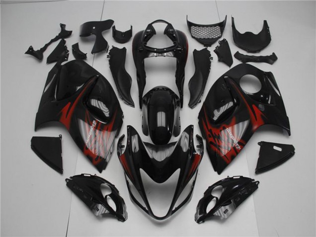 2008-2020 Suzuki GSXR 1300 Hayabusa Motorcycle Fairings - Glossy Black Red Canada