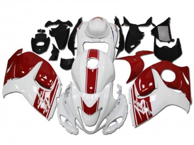 Purchase 2008-2020 Suzuki GSXR 1300 Hayabusa Motorcycle Fairings - White Red Canada