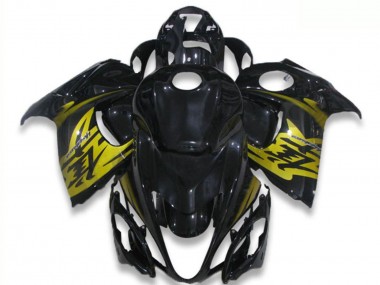 Purchase 2008-2020 Suzuki GSXR 1300 Hayabusa Motorcycle Fairings - Glossy Black Yellow Canada